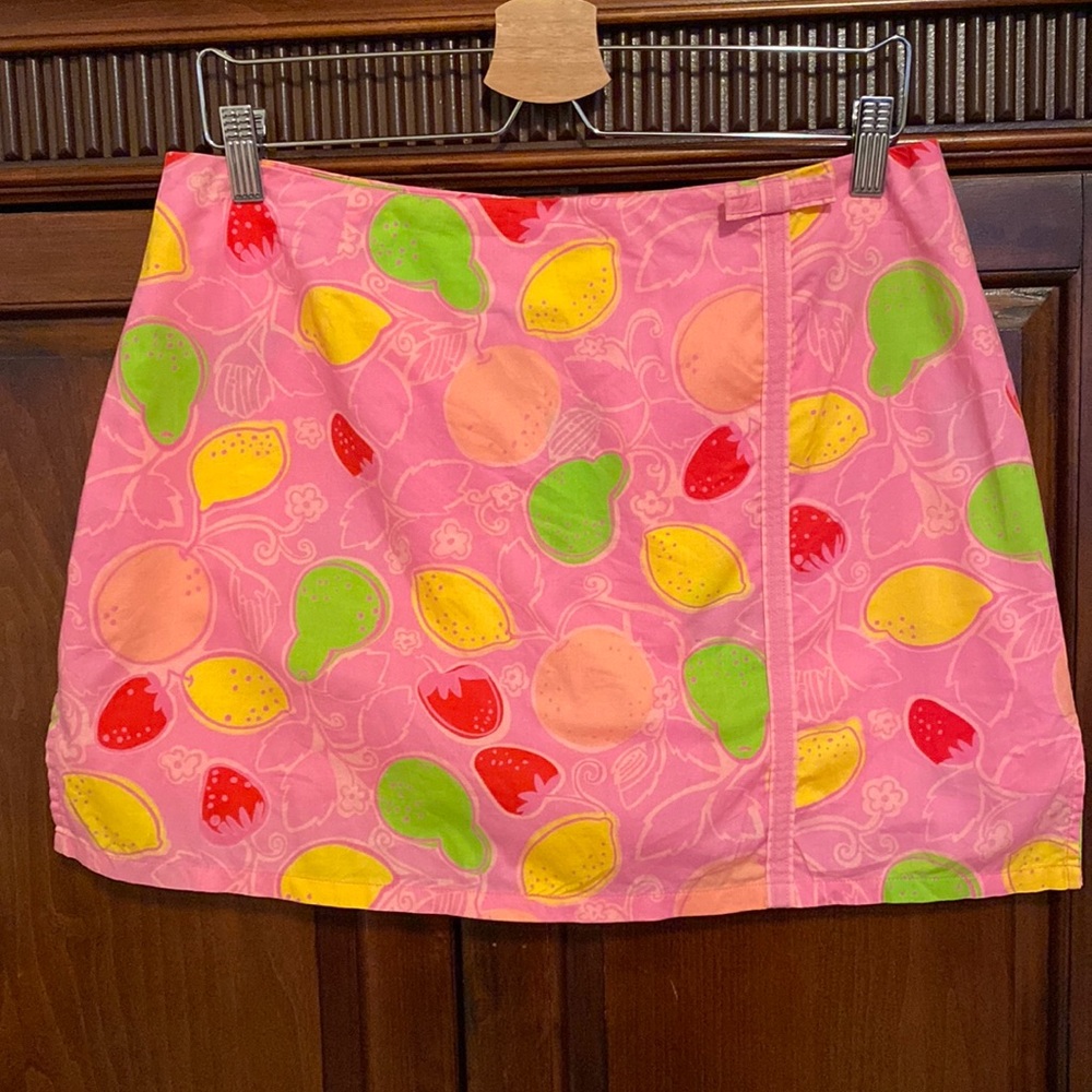 Lilly Pulitzer Pink Citrus Print Skort